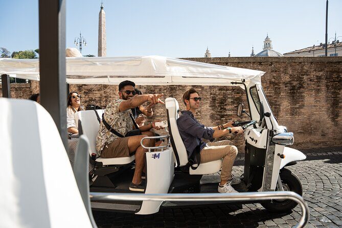 Private Electric Tuktuk Tour of Rome with Prosecco and Pickup - Frequently Asked Questions