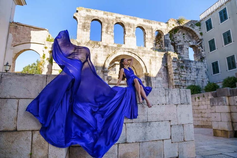 Private Flying Dress Photo Session in Split, Croatia - The Photography and Editing