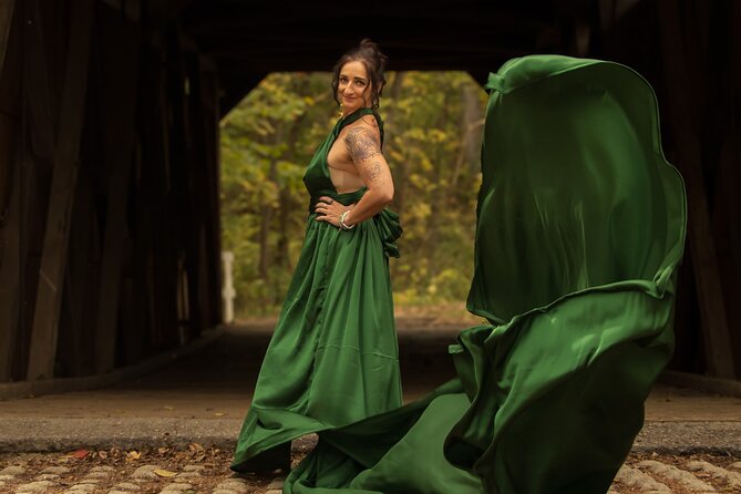 Private Flying Dress Photo Session in St. Louis - Meeting and Pickup Details