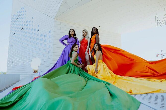 Private Flying Dress Photoshoot Experience by the Eiffel Tower - The Sum Up