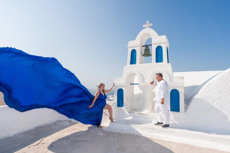 Private Flying Dress Photoshoot Santorini With Pickup - Who Should Book This Experience?