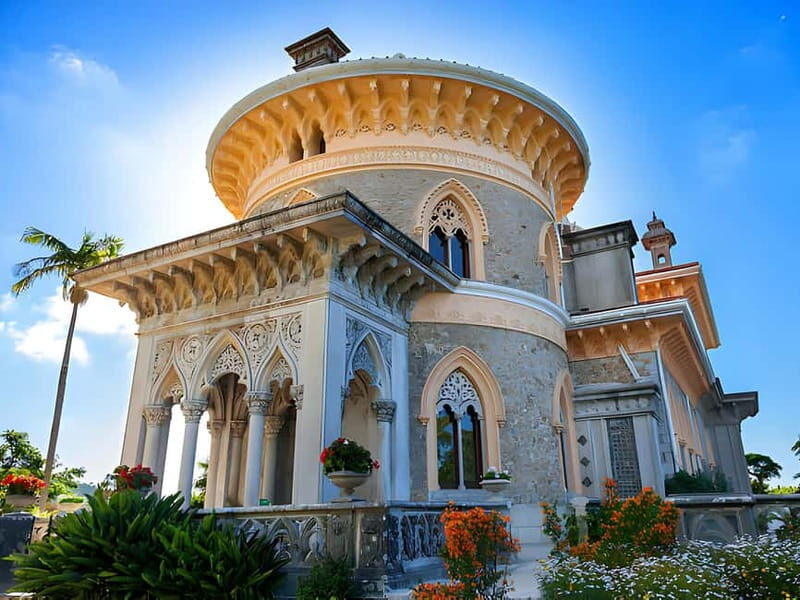 Private from Lisbon: Sintra, Quinta Regaleira, Monserrate + - Monserrate Palace: A Colorful Surprise