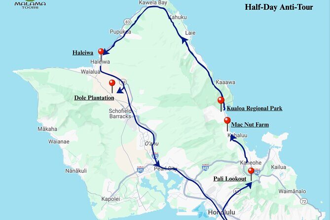 Private Half Day Oahu North Shore Anti-Tour - FAQs