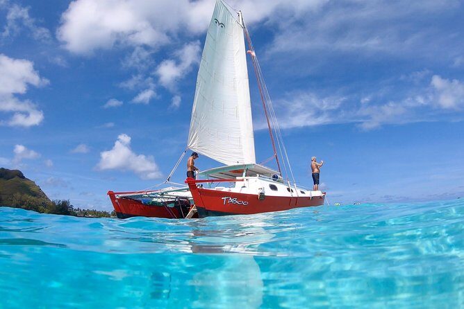 PRIVATE Half Day Tour : Moorea Snorkeling & Sailing on a Catamaran named Taboo - Exploring Moorea on the Private Snorkeling & Sailing Catamaran Tour