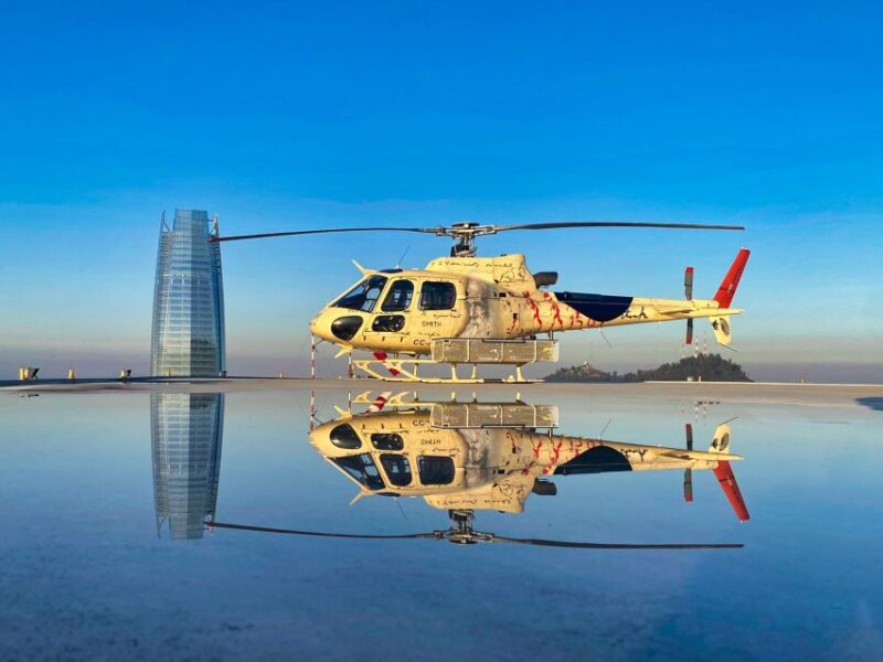 Private Helicopter Flight to Winery With Sparkling Wine - Transportation Options