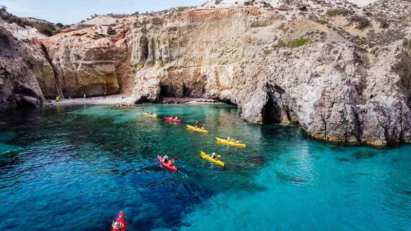 Private Kayaking Tour to the secrets of Milos - The Itinerary: What Youll Experience