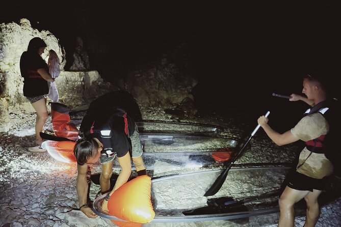 Private Night Tour in Blue Cave on a Clear-Bottom Kayak - Memorable Sunset Experience
