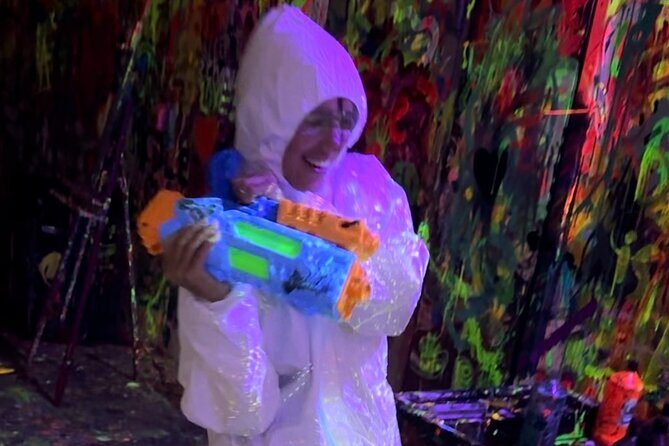 Private Paint Therapy Experience with Neon Lights - Key Points