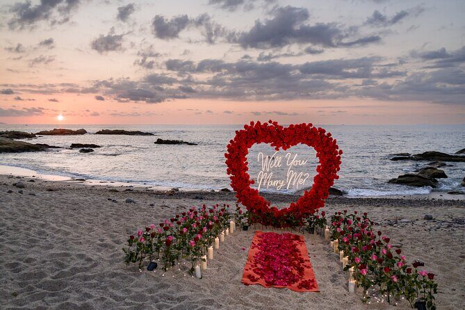 Private Photoshoot Giant Heart with Roses - The Experience in Detail: What to Expect