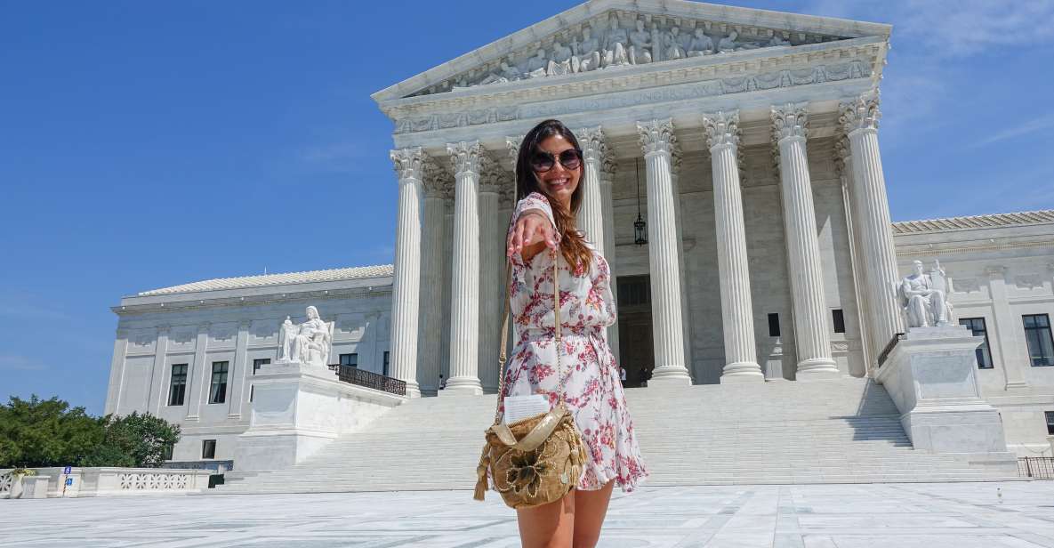 Private Photoshoot Outside the White House & Supreme Court - Accessibility and Group Experience
