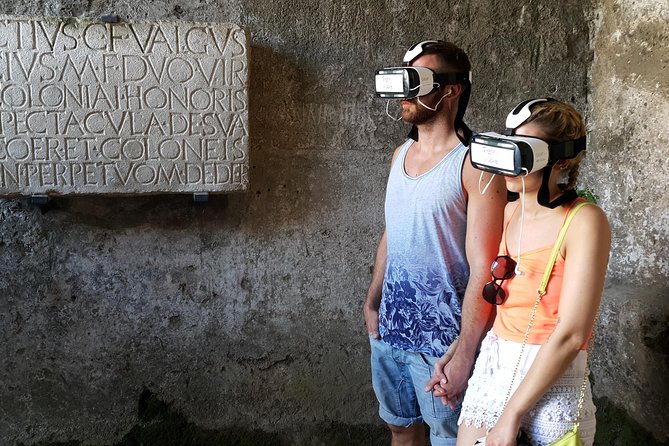 Private Pompeii Tour With 3D Virtual Reality Headset - Tour Assistant Only - Immersive Virtual Reality Experience