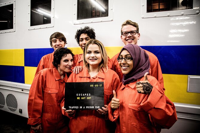 Private Prison Van Escape Game - London Immersive Experience - Post-Experience Memento and Feedback
