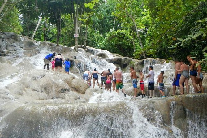 Private Round Trip Transfer to Dunns River Climb and Zipline Over the Falls! - Combining Nature and Thrill