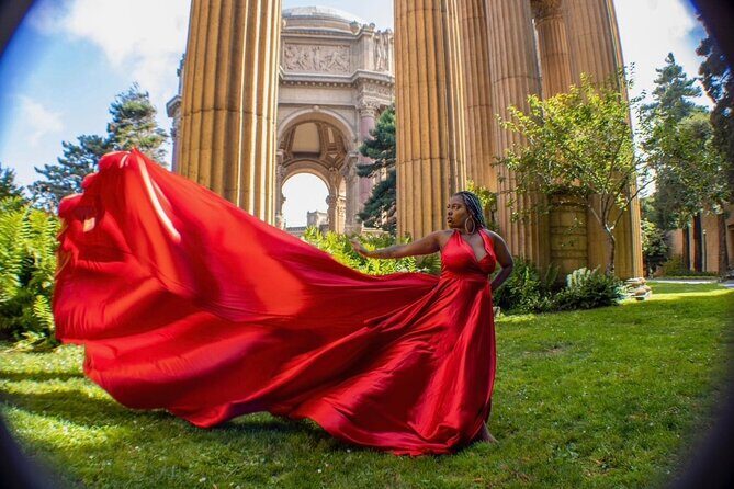 Private San Francisco Photoshoot in Flying Dresses - An Introduction to the Experience