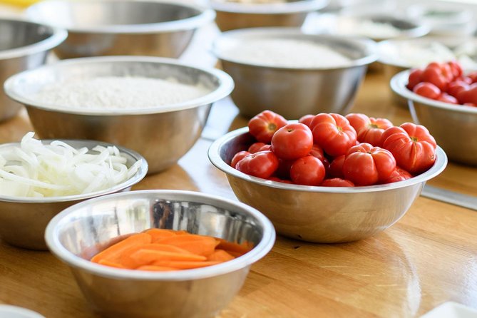 Private Santorini Cooking Class With a Chef Overlooking a Beautiful Garden - Experience of Typical Desserts and Wines