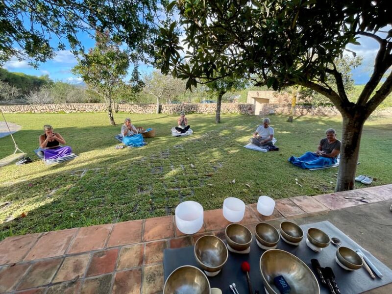 Private Sound Bath With Cacao, Relaxation and Singing Bowls - Session Inclusions