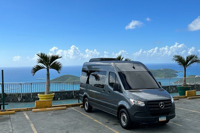 Private St. Thomas One Way Luxury Mercedes Van Limousine Service - Key Points