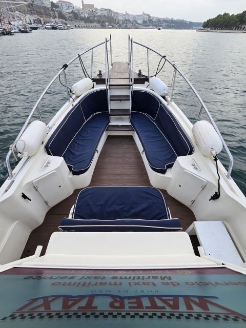 PRIVATE TOUR Maritime Taxi Service Inside the Port of Mahón - Itinerary Highlights