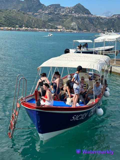 Private Tour of Etna and Taormina Boat Tour With Tasting - Taormina Coastline Boat Excursion