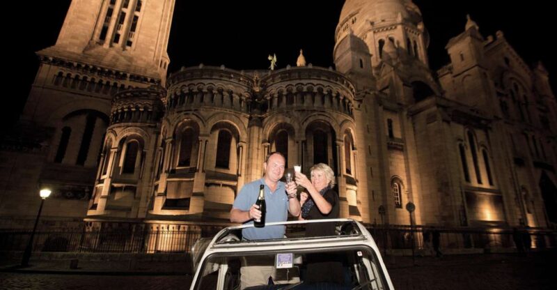 Private Tour of Paris by Night With Champagne - The Classic Citroen 2CV