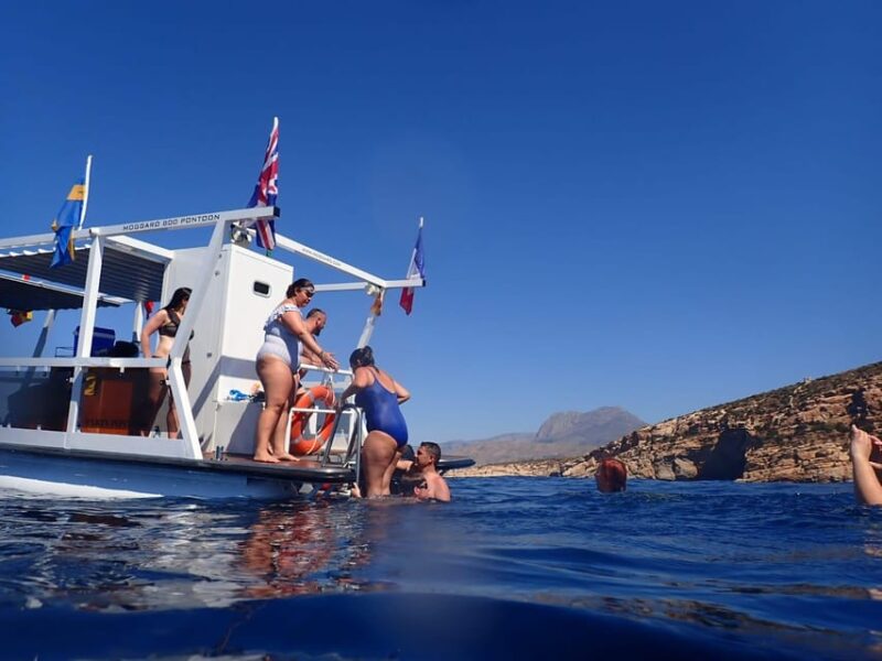 PRIVATE TOUR (PONTON PARTY) - Visiting Benidorm Bay, Island, and Natural Park