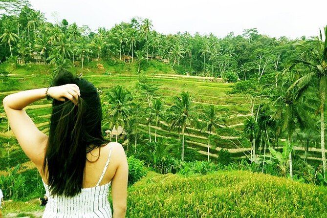 Private Tour to Sumampan Waterfall, Monkey Forest, Rice Terraces and Swing - Mas Village Wood Carving