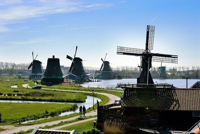 Private Tour Zaanse Schans Windmills and Volendam in Jaguar - Key Points