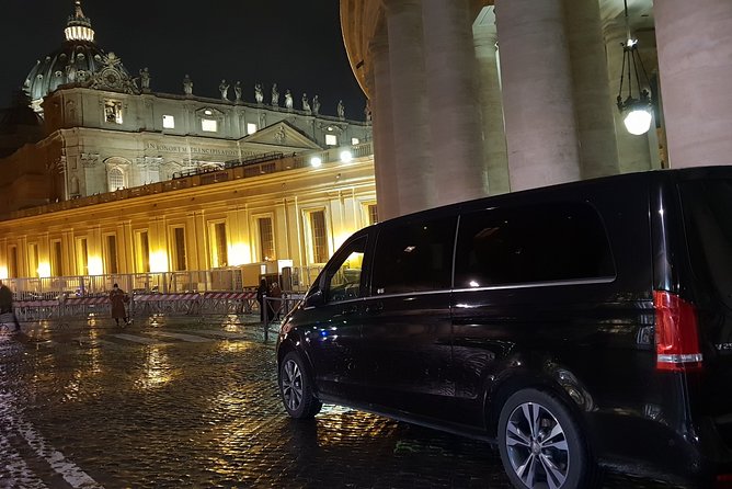 Private Transfer From Civitavecchia Port to Fiumicino Airport Van Mercedes V - Inclusions and Amenities