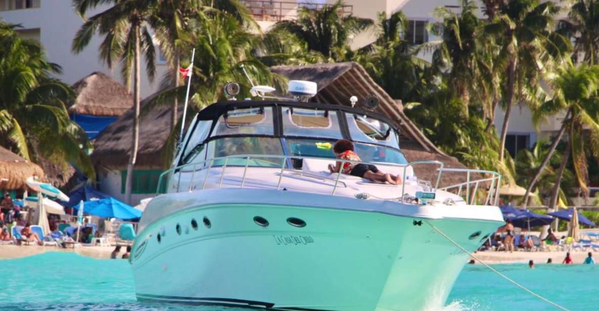 Private Yacht in Cancun for Maximun 15 People - Inclusions