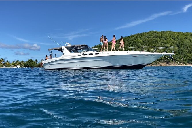 Private Yacht SR With Crew From Fajardo to Exotic Island - Customization Options Available