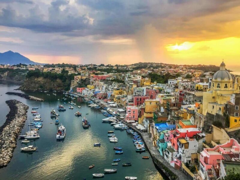 Procida round trip including tour of the island by sea from Ischia - Key Points