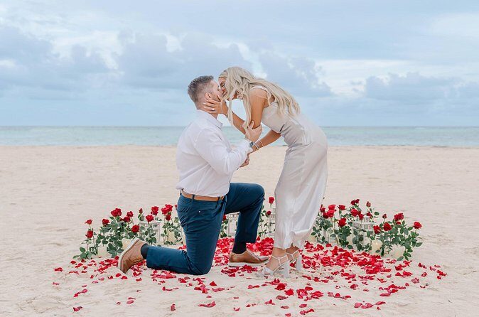 Proposal in Punta Cana - Sunset Beach Package - Decor and Personalization Options