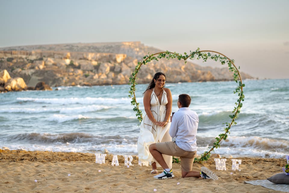 Proposal Photoshoot with Professional Photographer in Malta - What to Expect: A Closer Look at the Experience