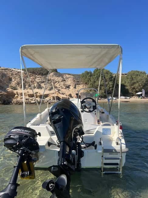 Provatas : Boat rental to Kleftiko - The Sum Up