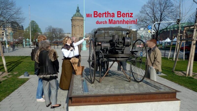 Public tour With Bertha Benz through the city of inventors Costume tour - Key Points  