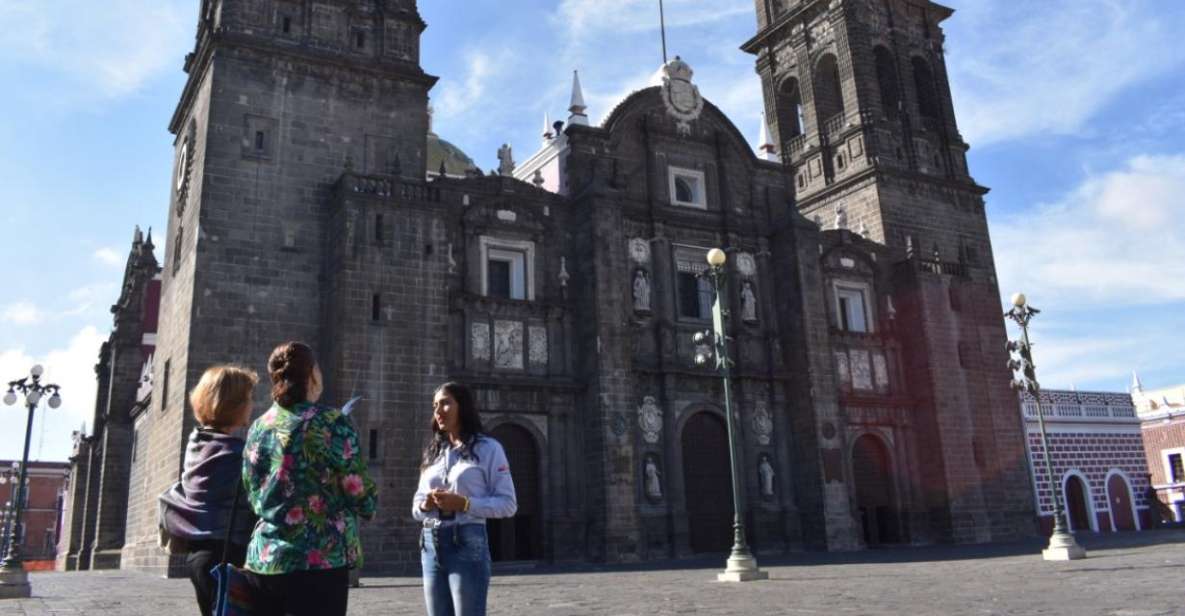 Puebla: Private Walking Tour With Candy and Liquor Tasting - Observe Puebla Cathedrals Baroque Splendor