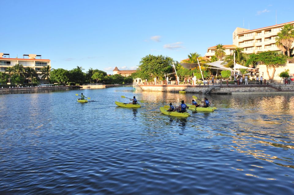 Puerto Aventuras: Dolphin Royal Swim & Kayaking With Buffet - Interaction With Aquatic Animals