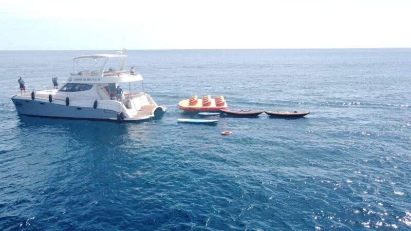 Puerto Del Carmen: Catamaran Trip With Water Sports - Onboard Refreshments