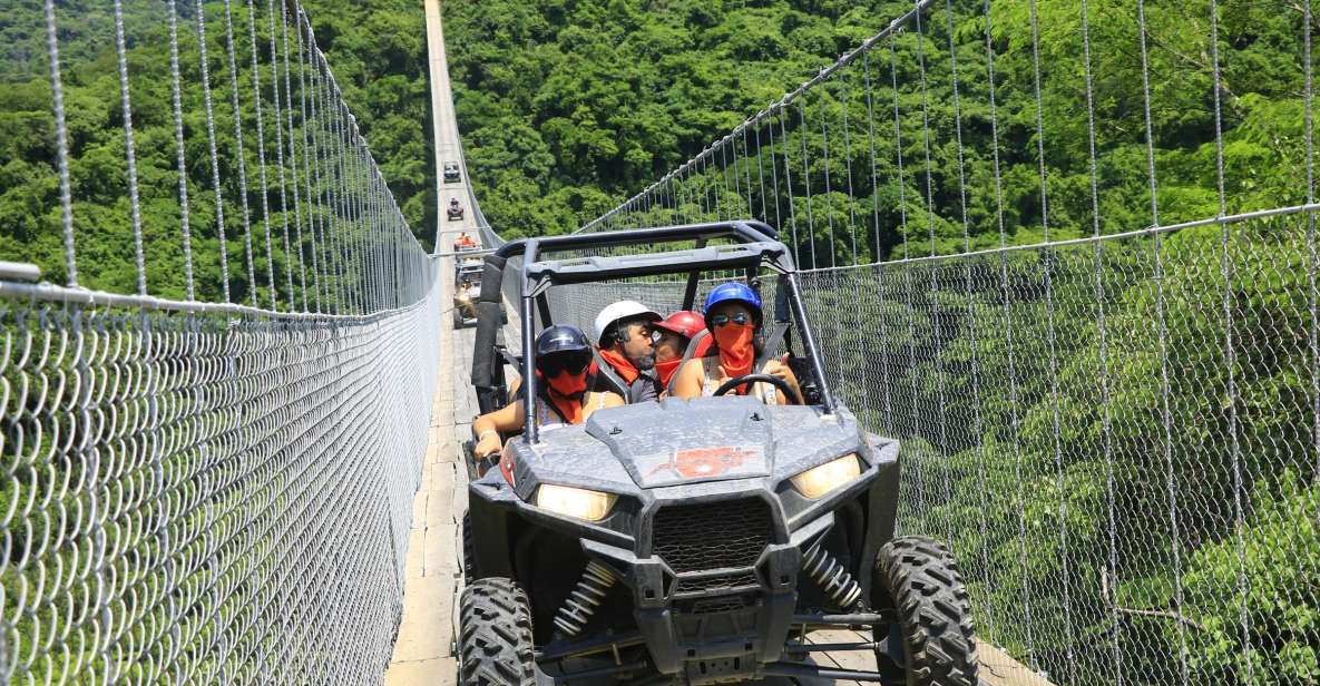 Puerto Vallarta: Jorullo Bridge, RZR Ride, and Zipline Tour - Included Activities