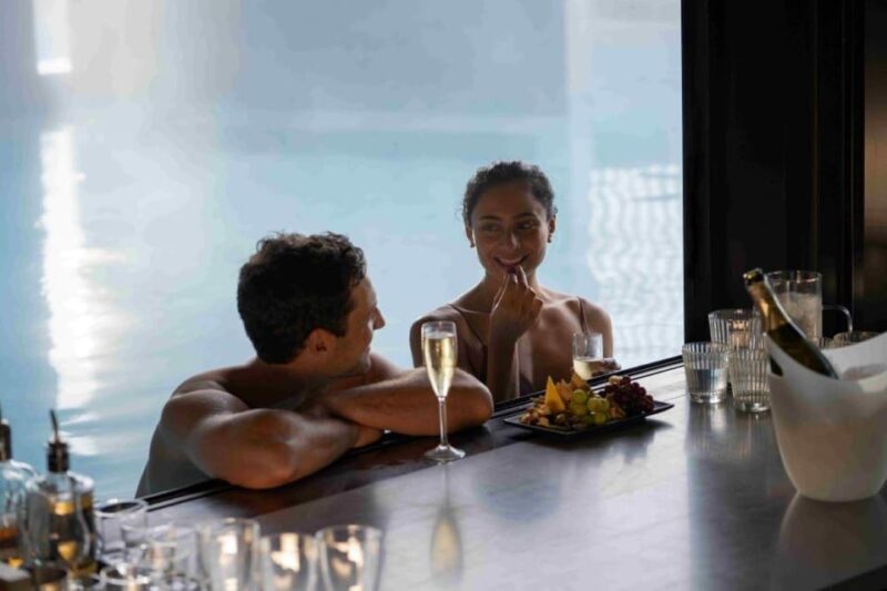 puke Thermal Pools: Adults-Only Entry with Swim Up Bar - Key Points