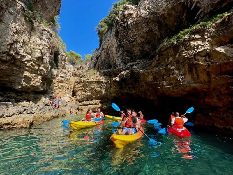 Pula: Cave, Canyon and Island Kayak Tour Snorkel&Explore - The Experience in Detail