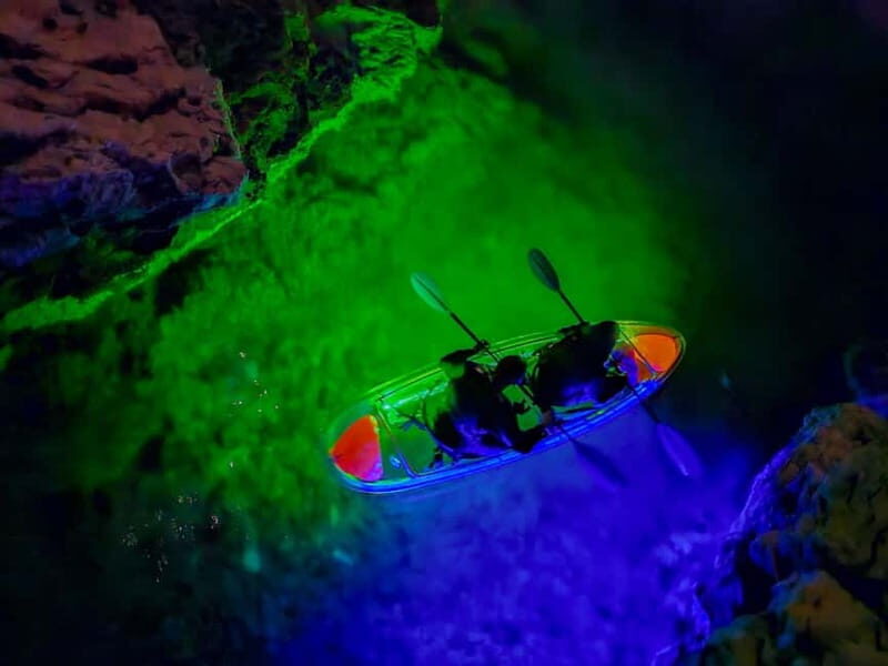 Pula: Istria Cave LED Illuminated Kayak Tour by Night - An Unusual Way to Explore Istria’s Coastline