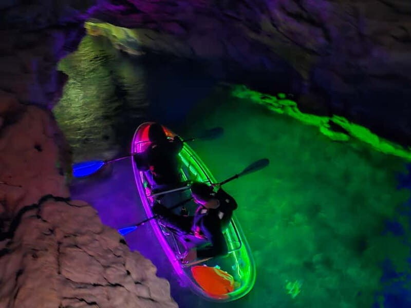 Pula: Istria Cave LED Illuminated Kayak Tour by Night - Practical Details and Logistics