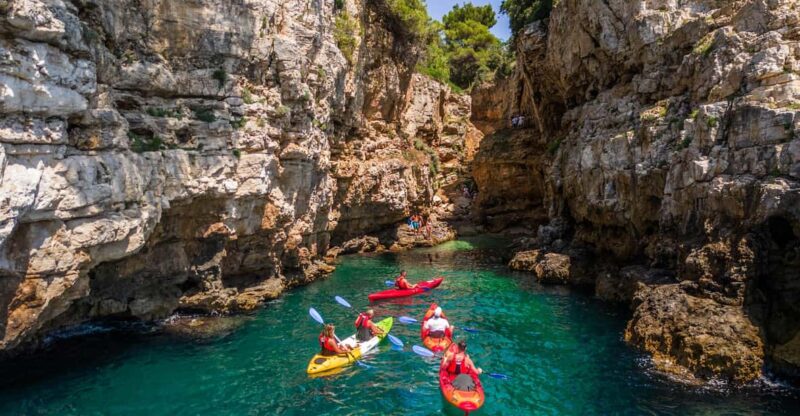 Pula: Kayak Adventure With Cave & Island Snorkeling - Itinerary Highlights