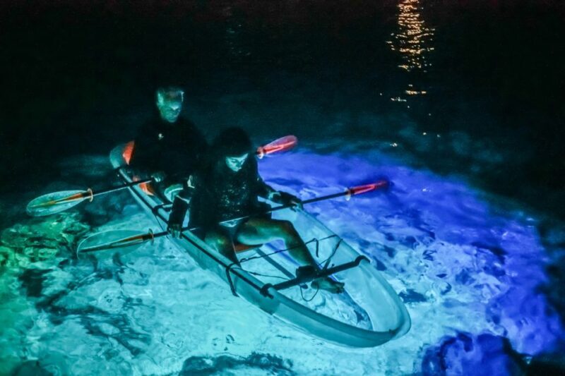 Pula: Night-Time Sea Kayaking Tour in Transparent Kayak - The Itinerary and What You Can Expect