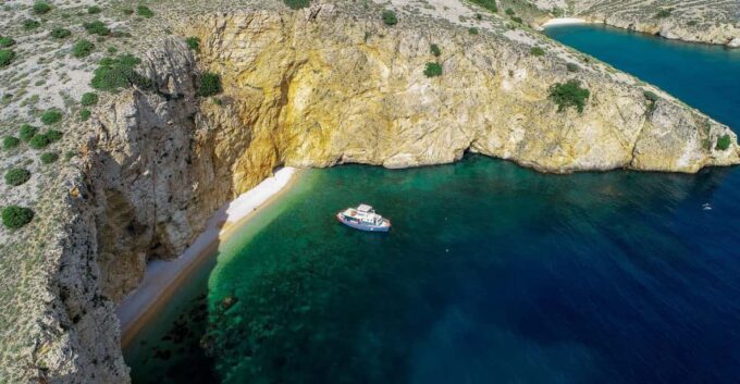 Punat, Cruise and Swim at Golden Beach and Blue Cave - The Sum Up