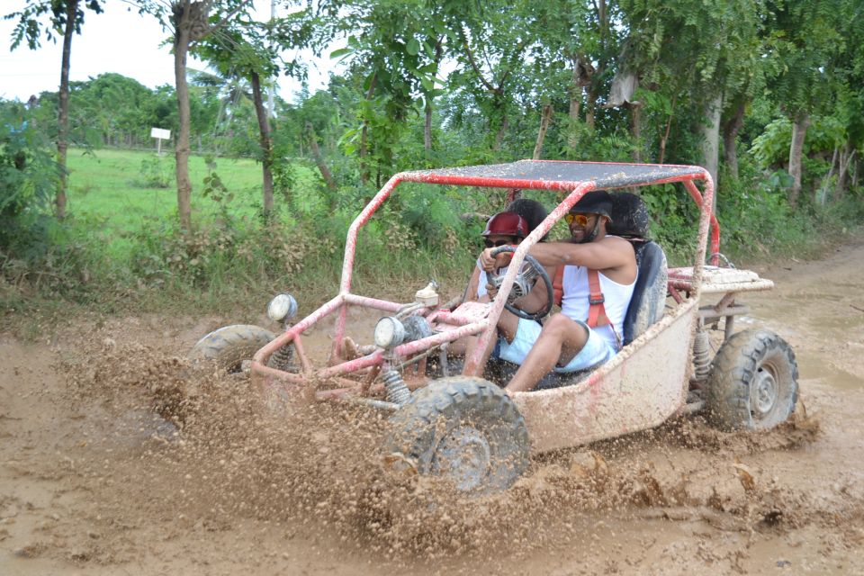 Punta Cana: Caribbean Dune Buggy and Party Boat Combo Tour - Buggy Features and Safety Precautions