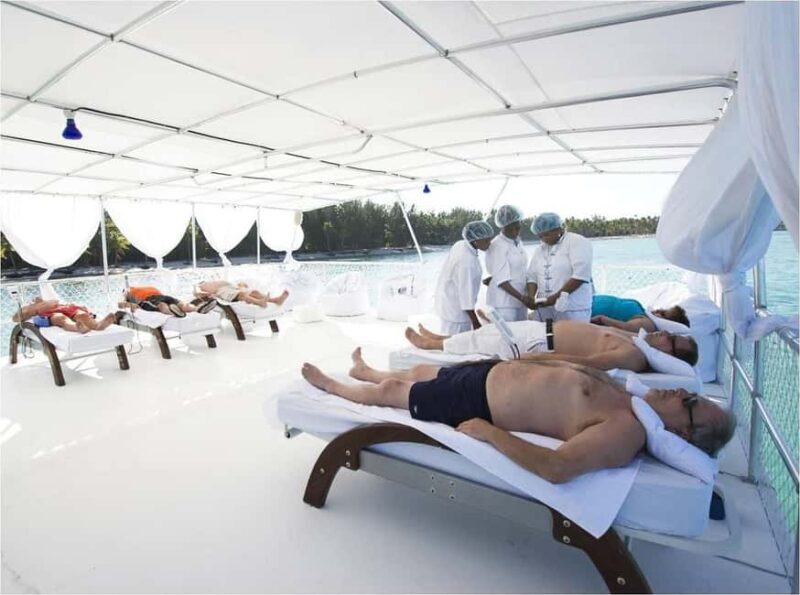 Punta Cana Floating Ocean Spa Experience with Massage & Yoga - Key Points