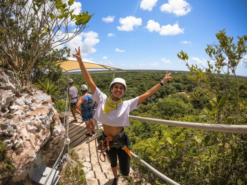 Punta Cana: Scape Park Entry for Cenote, Zip Lines, & Caves - Helmet, Harness, and Lifejackets
