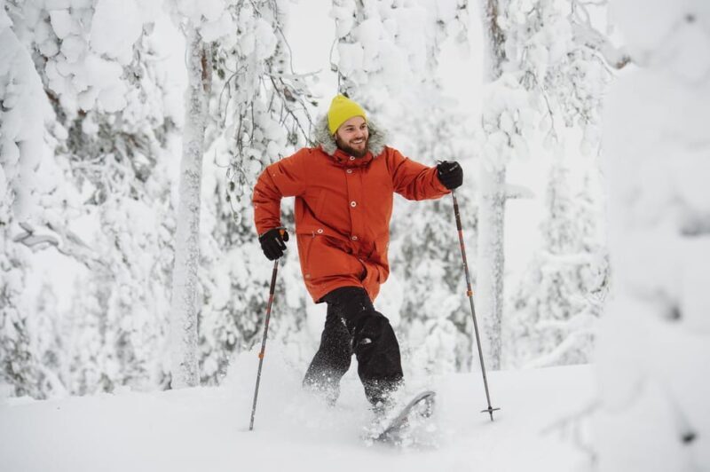 Pyhätunturi: Scenic Snowshoeing Tour in Finnish Lapland - The Descent and a Chance to Visit Reindeer Paddocks  